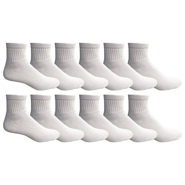SOCKSNBULK 12 Pairs of Mens Black Cotton Blend Sports Ankle Socks 